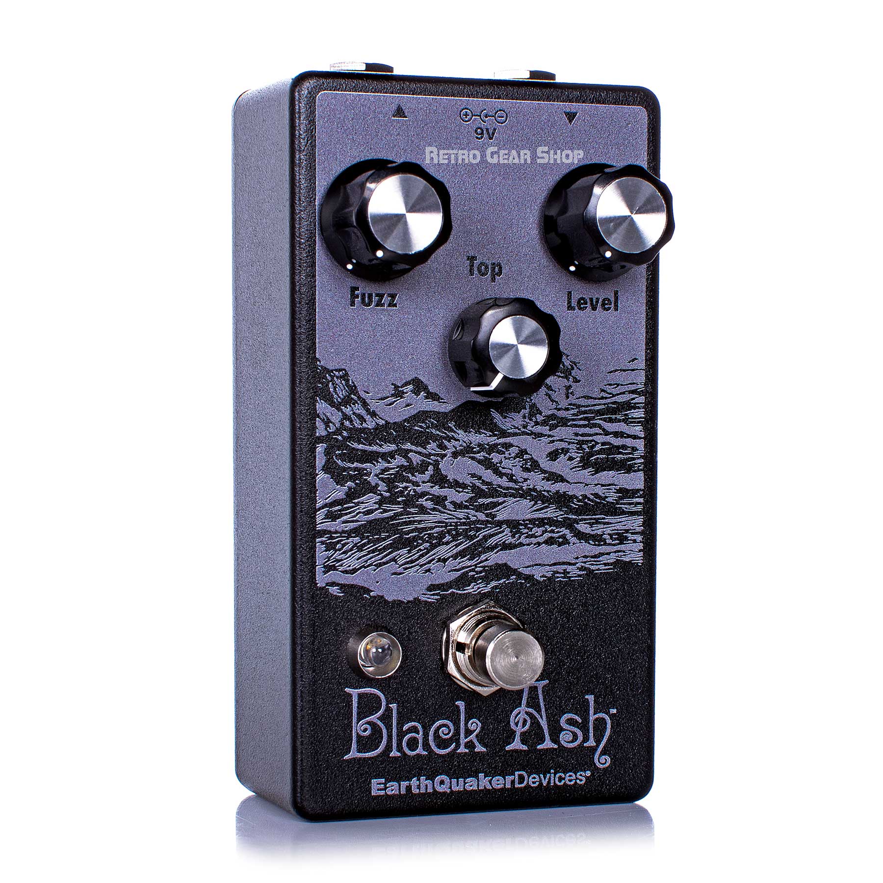 EarthQuaker Devices Black Ash Endangered Fuzz Guitar Effect Pedal