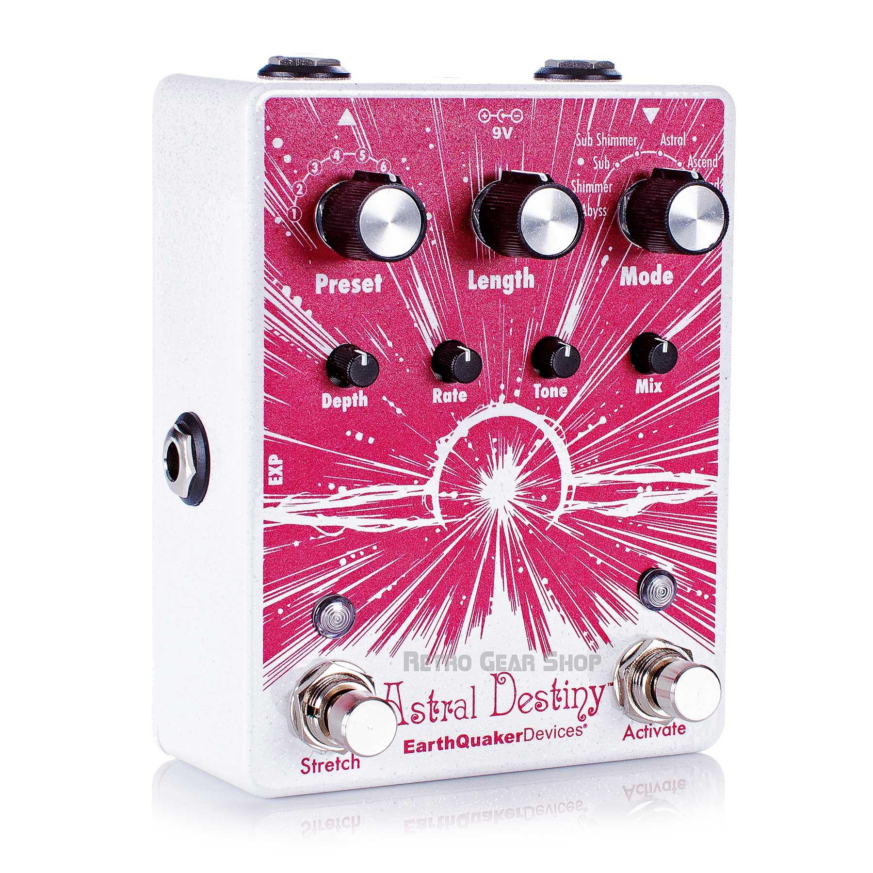 EarthQuaker Devices Astral Destiny Octal Octave Reverberation Odyssey Guitar Effect Pedal