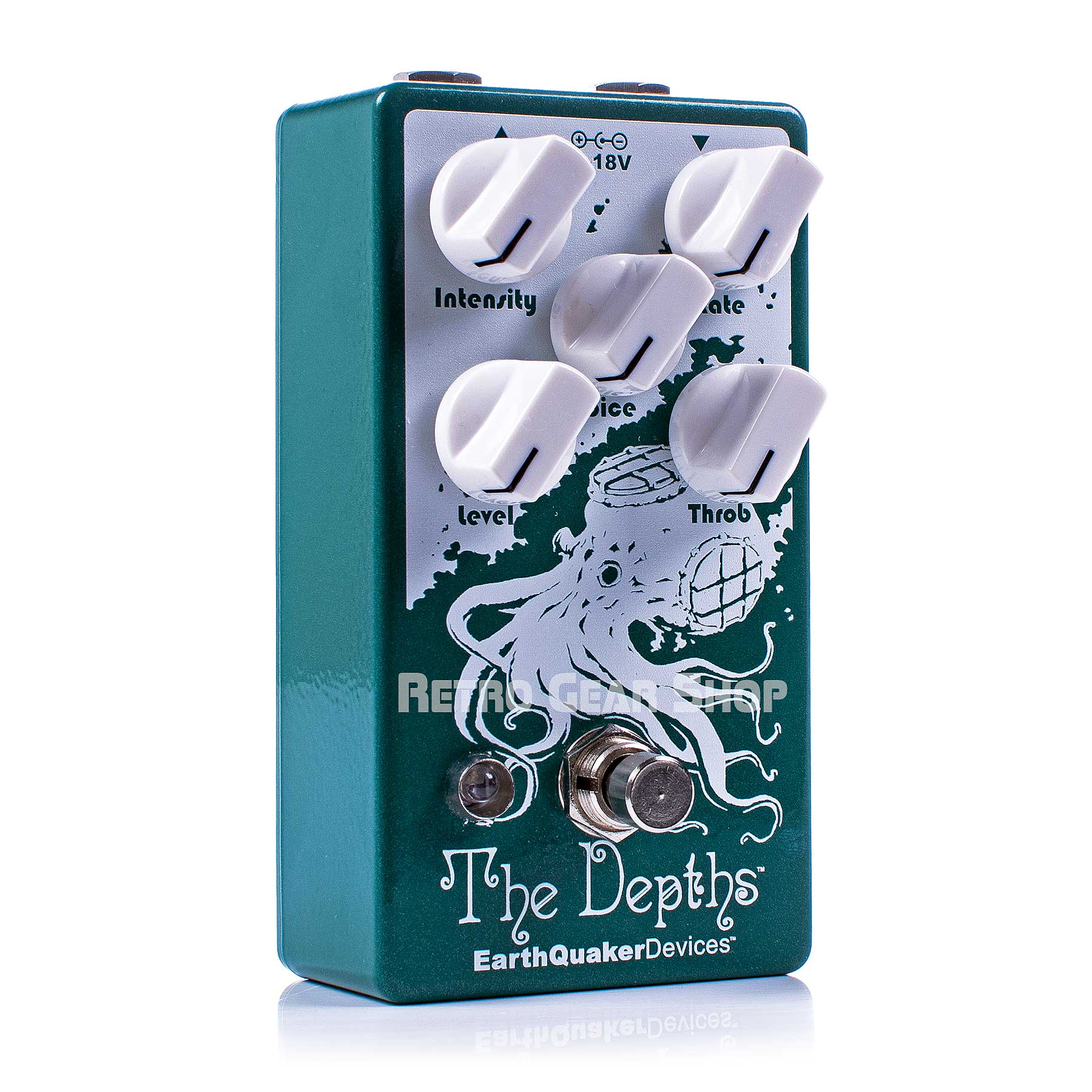 EarthQuaker Devices The Depths V2 Analog Optical Vibe Machine Guitar Effect Pedal