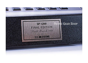 E-Mu SP-1200 Final Edition Plaque