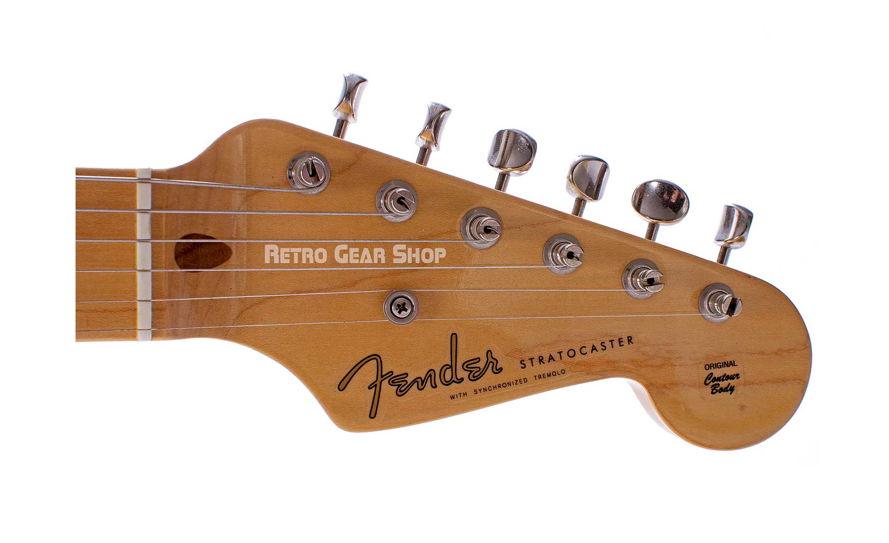 Fender Stratocaster 60th Anniversary 1954 Reissue 2014 Sunburst Headstock