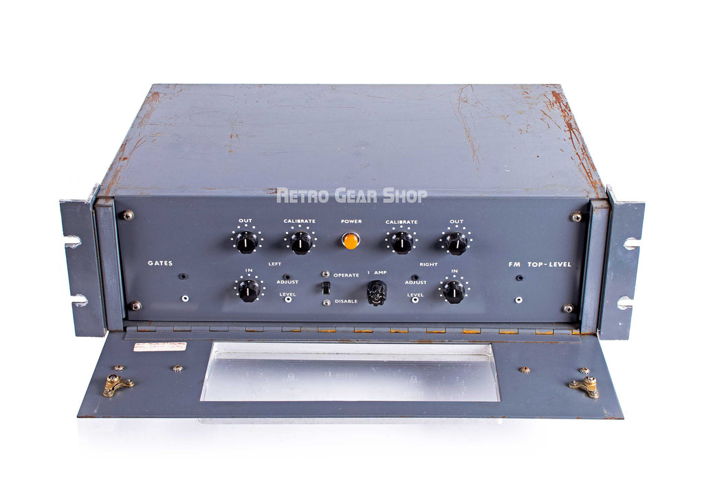 Gates FM Top Level Stereo Leveler Limiter Vintage Rare
