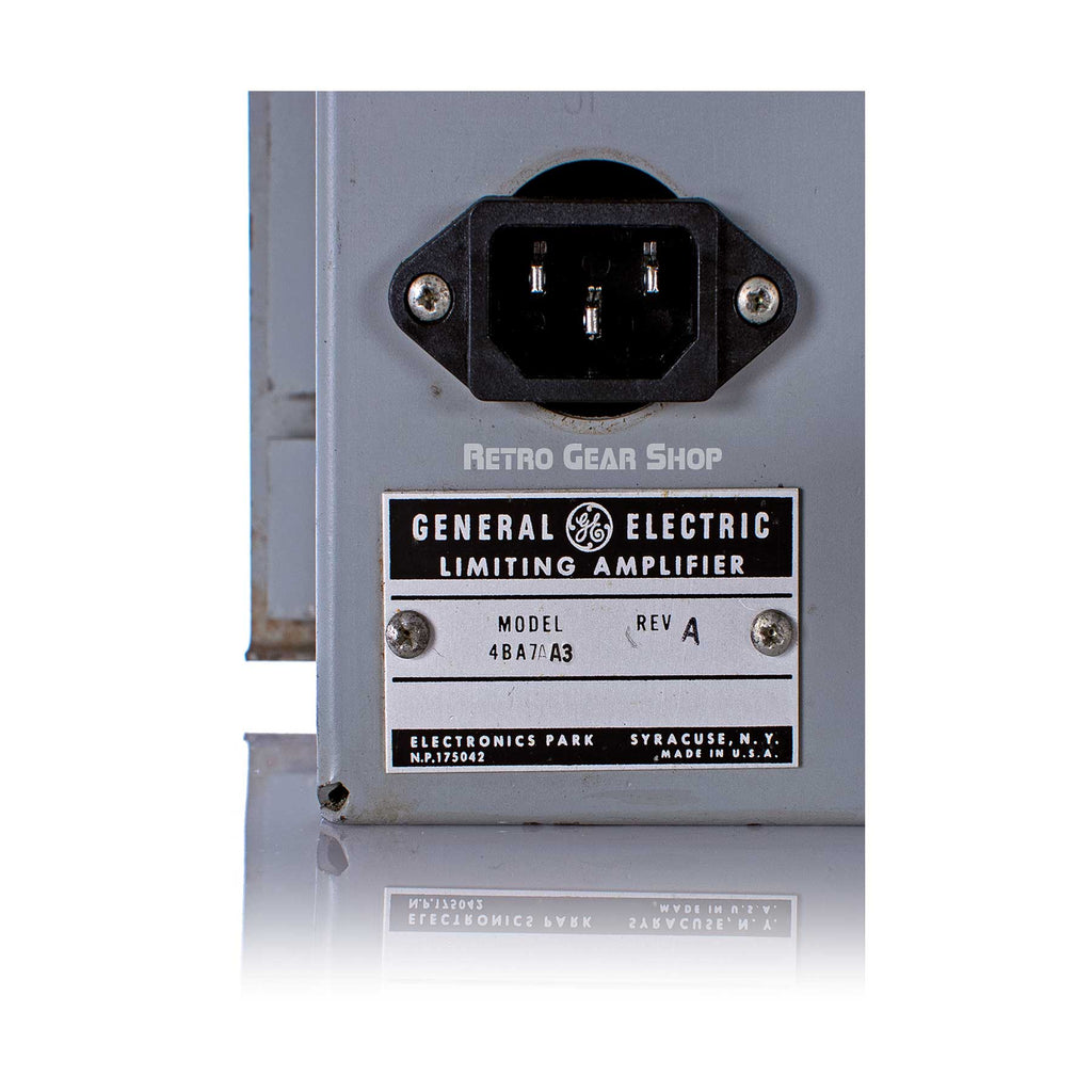 General Electric GE BA-7A Tube Limiter Serial Model