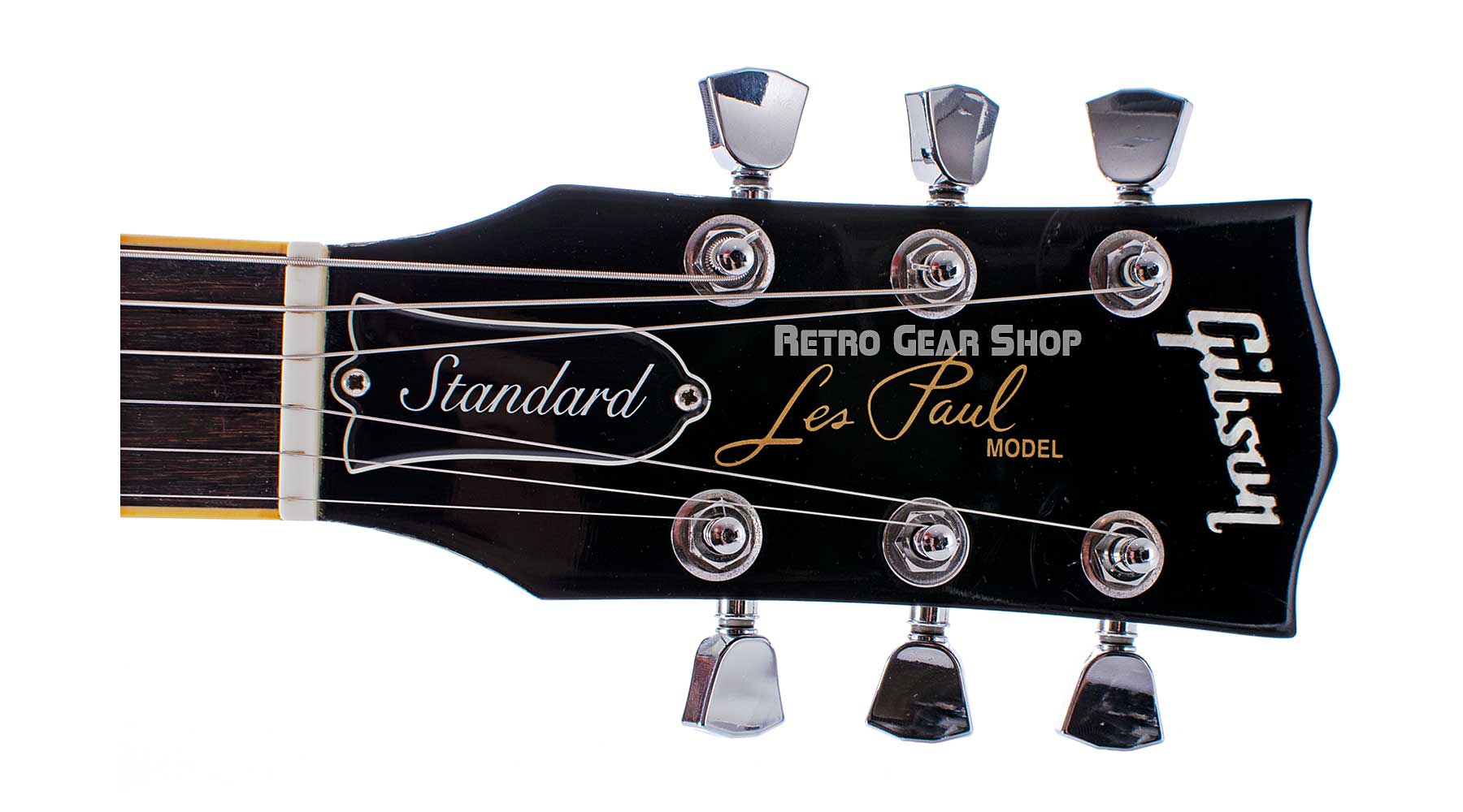 Gibson Les Paul Standard Plus in Desert Burst 2008 Electric Guitar Headstock