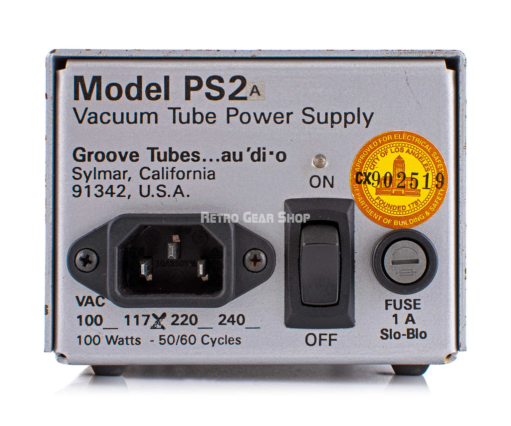 Groove Tubes GT PSA2 Vacuum Tube PSU