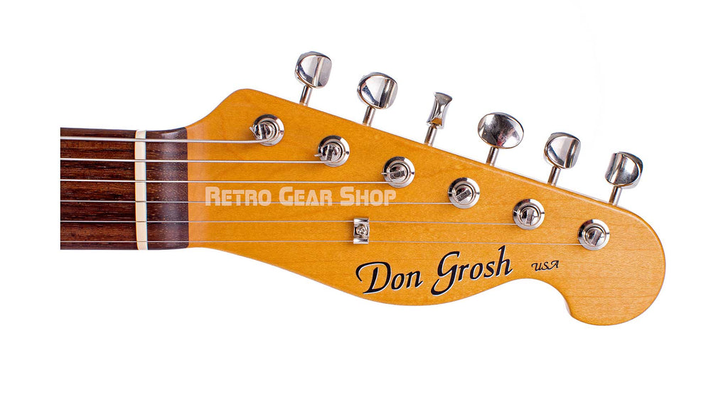 Don Grosh NOS VT Deluxe Mary Kaye Blonde Electric Guitar Headstock Top