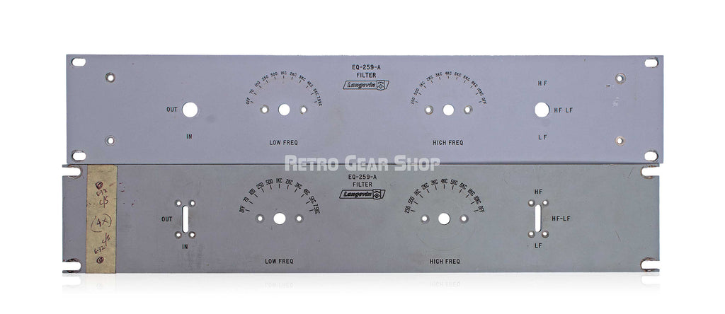 Langevin EQ-259-A Set Original Faceplates