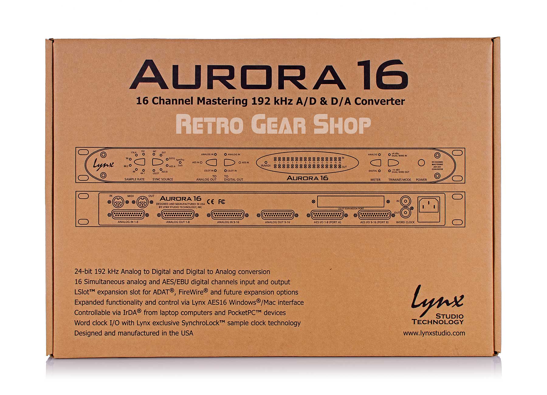 Lynx Aurora 16 LT-HD Pro Tools HD Card Converter AD/DA
