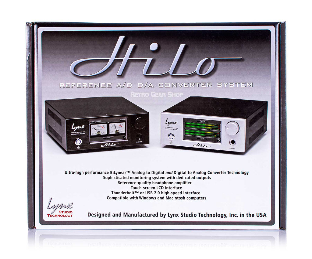 Lynx Hilo Reference A/D D/A Converter System LT-USB Card Silver Box