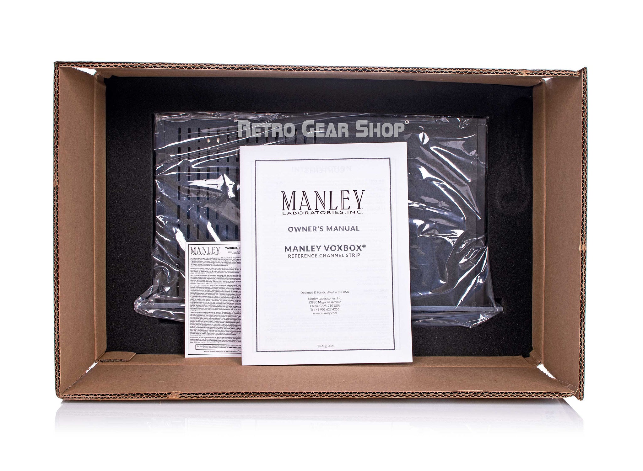 Manley Voxbox Box Manual