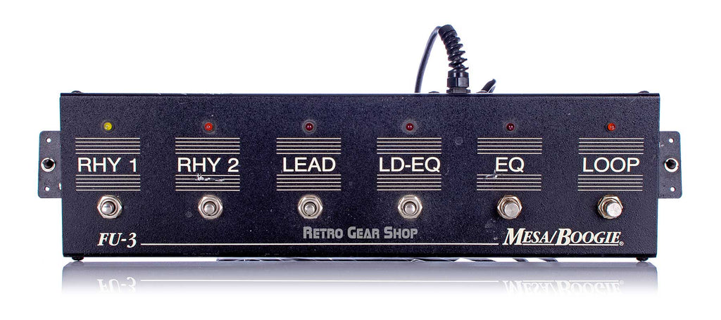 Mesa Boogie Quad Preamp FU-3 Footswitch Top