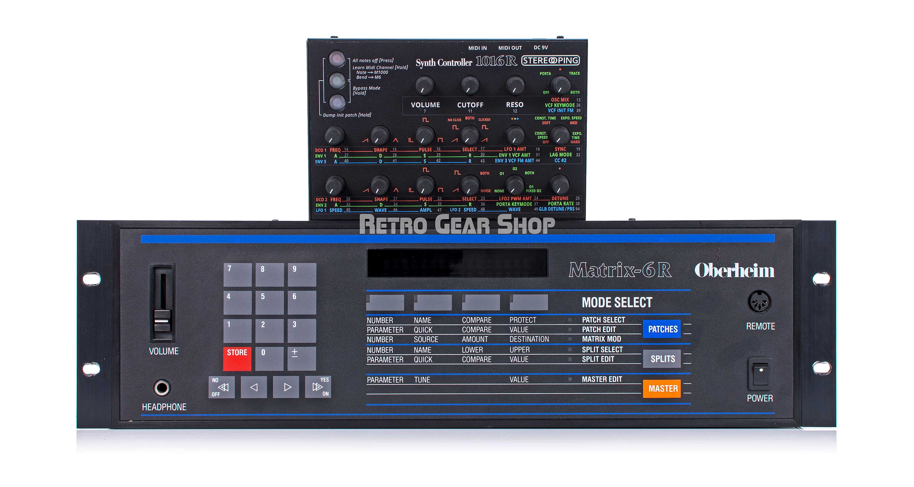Oberheim Matrix 6R Stereoping CE1 1016R Rackmount Synth Vintage