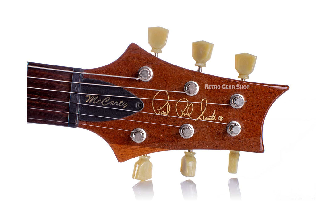Paul Reed Smith McCarty Gold Top 2000 Electric Guitar PRS Headstock