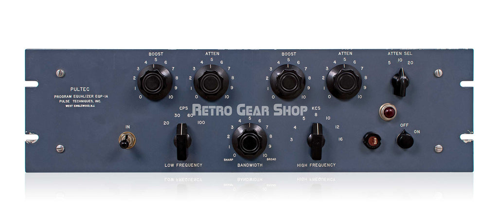 Pultec EQP-1A Sequential Pair Vintage Front