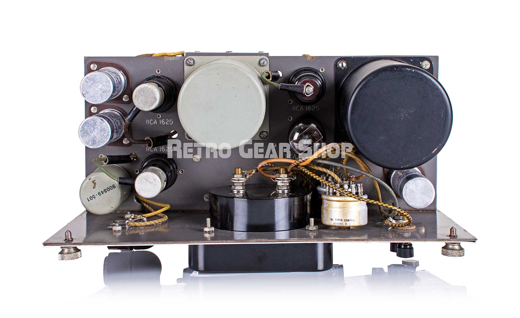 RCA Portable Amplifier OP-6 Internals Transformers Top