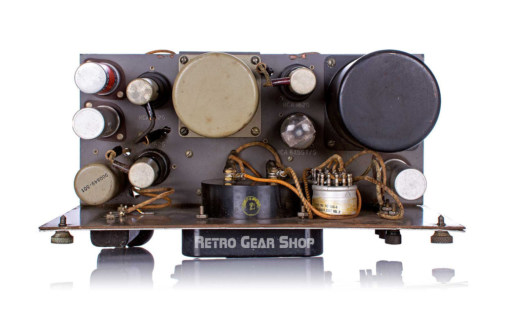 RCA Portable Amplifier OP-6 Internals Top Tubes Transformers