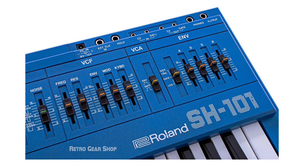 Roland SH-101 Blue Analog Vintage Rare Mono Synth #372513