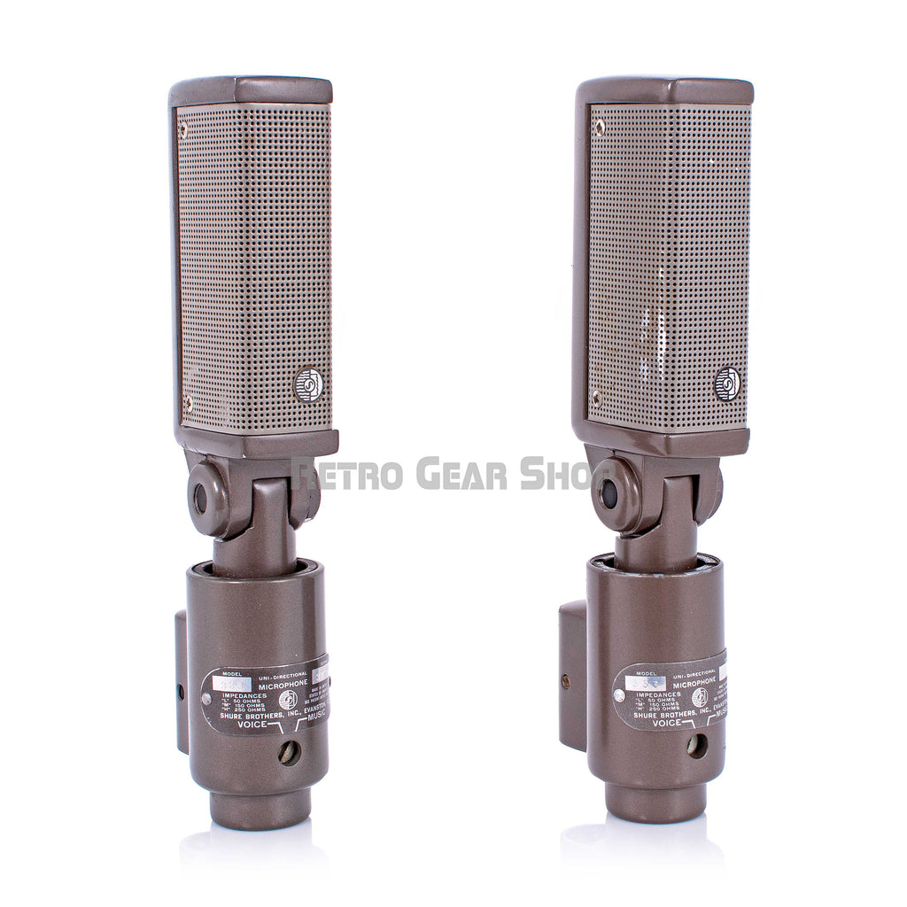 Shure Model 333 Unidirectional Ultra Cardioid Ribbon Element Microphone Vintage Rare Mic