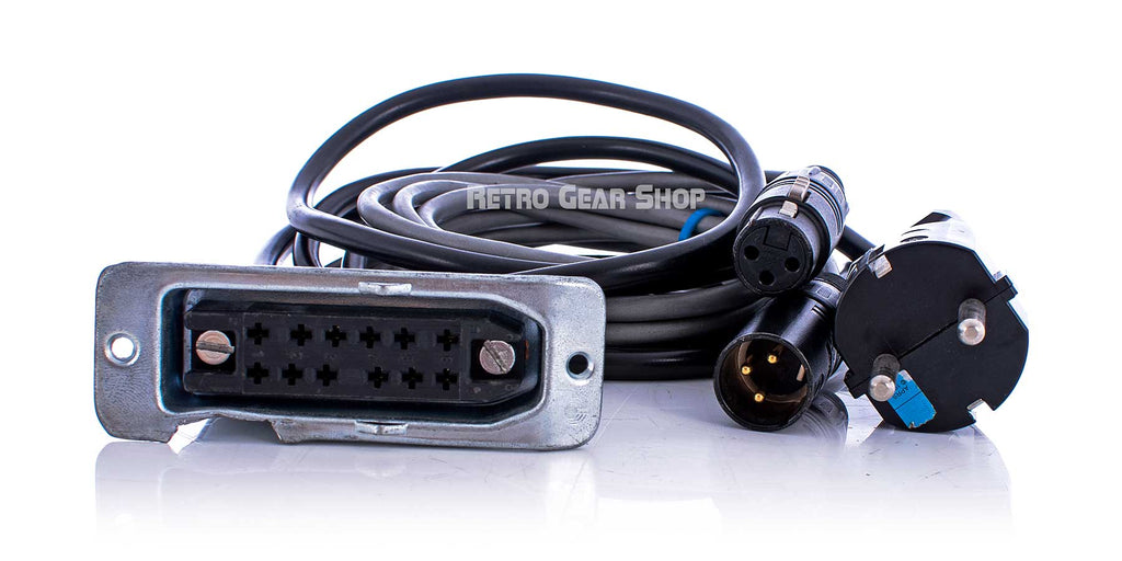 TAB Telefunken V72 / V74 Tuchel Audio Connector Cables 220v