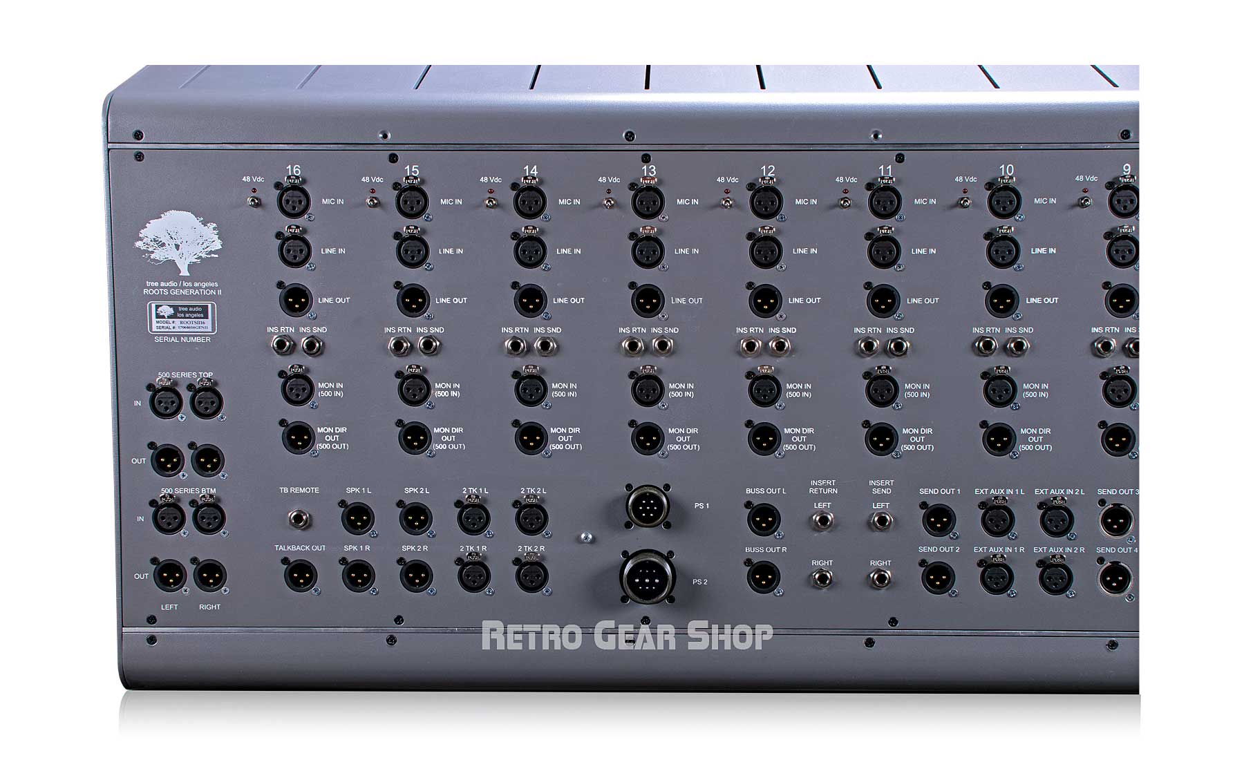 Tree Audio Roots Console Gen II 16 Channel Hybrid Tube Mixer Custom ...
