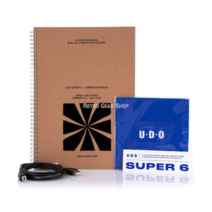 UDO Audio Super 6 Desktop Synth Manual Extras
