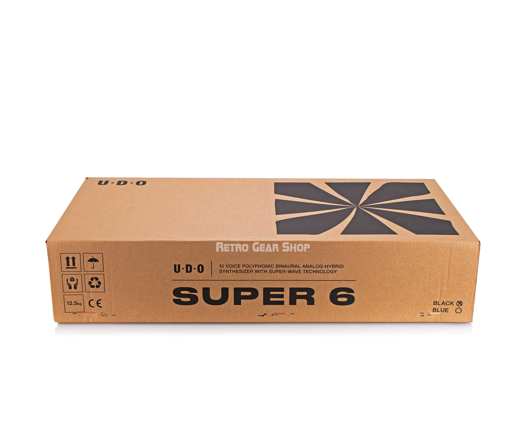 UDO Audio Super 6 Binaural Analog Hybrid Polysynth Synth Black Box