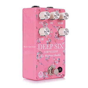 Walrus Audio Deep Six Limited Edition Floral Series Compressor Sustain Guitar Effect Pedal