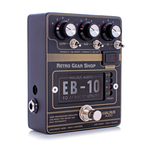 Walrus Audio EB 10 Preamp EQ Boost Matte Black Guitar Effect Pedal