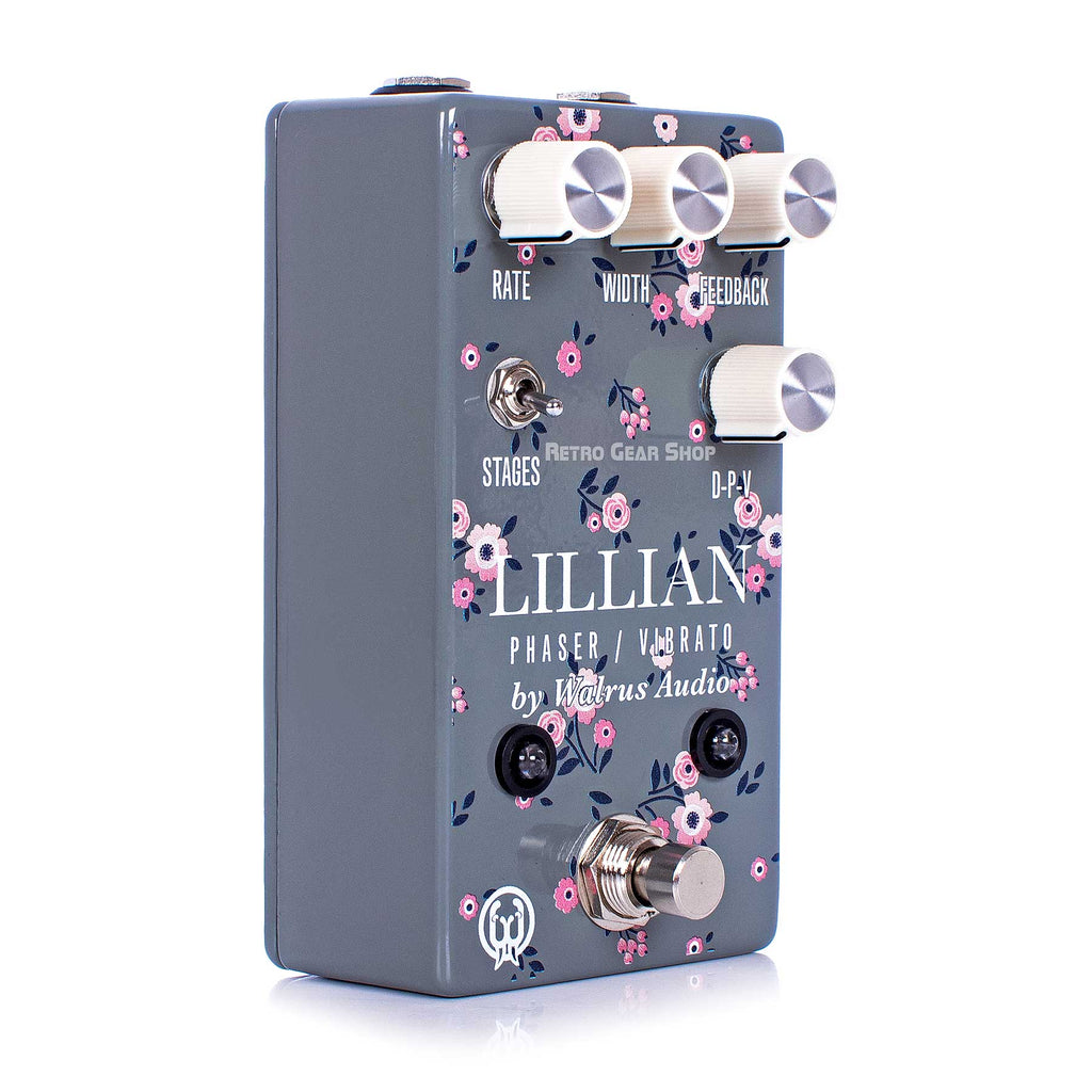 Walrus Audio Lillian Limited Edition Floral Series Multi-Stage Analog Phaser Guitar Effect Pedal