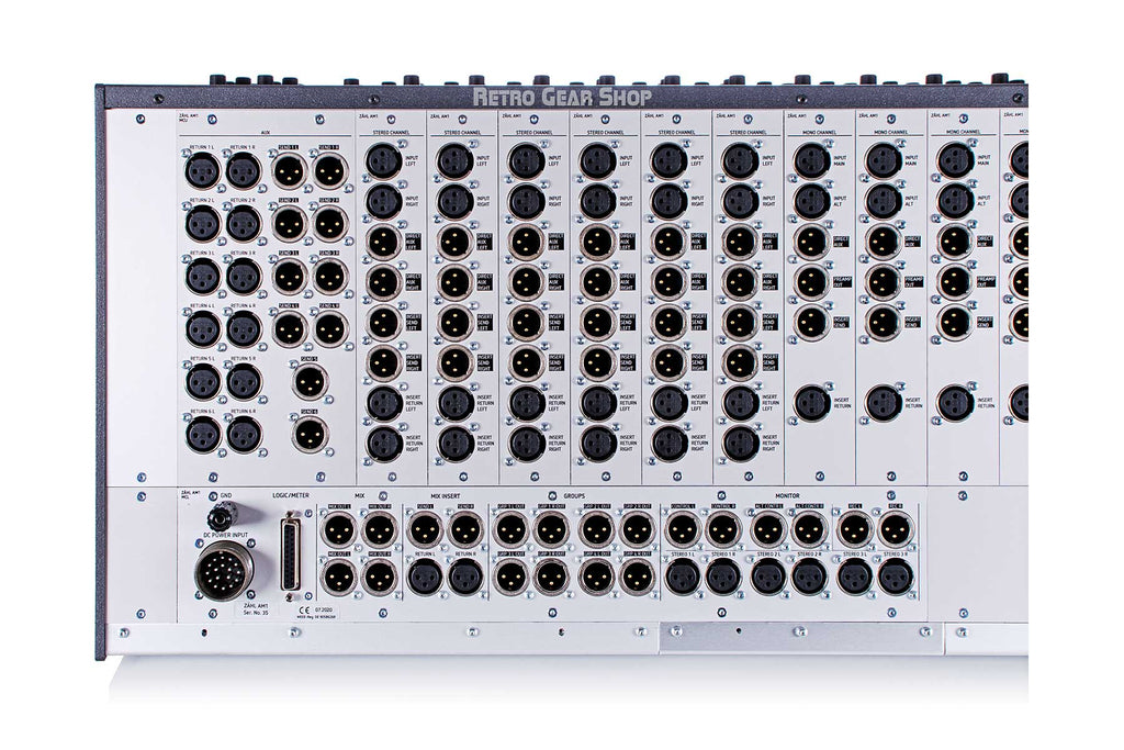 Zahl AM1 Mixing Recording Console Rear Left