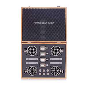 3 Zigma Master Tool Kit 4X10 Microphone Set Box Case Shockmounts