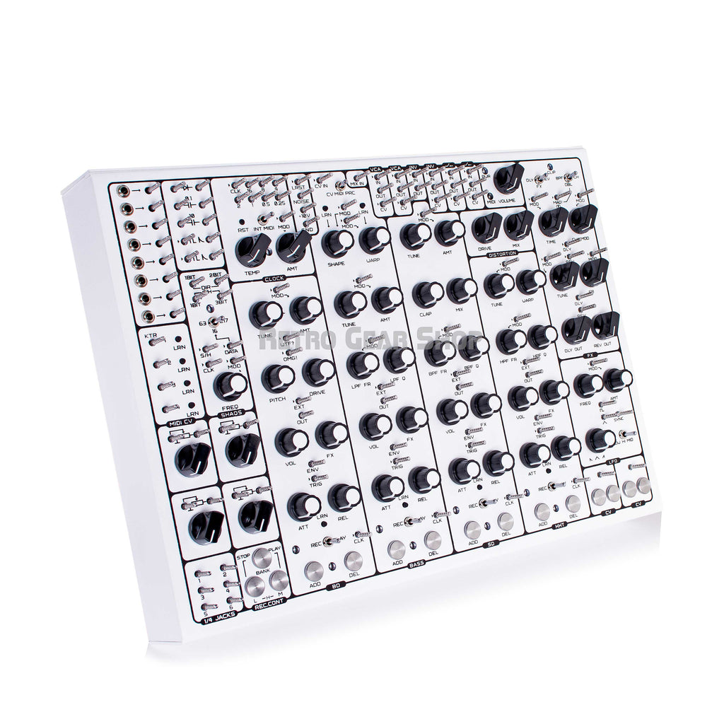 Soma Laboratory Pulsar-23 White Semi-Modular Drum Machine Synthesizer Analog Synth Pulsar 23