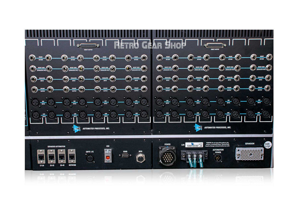 API 1608-II 16 Channel Recording Console Rear Right