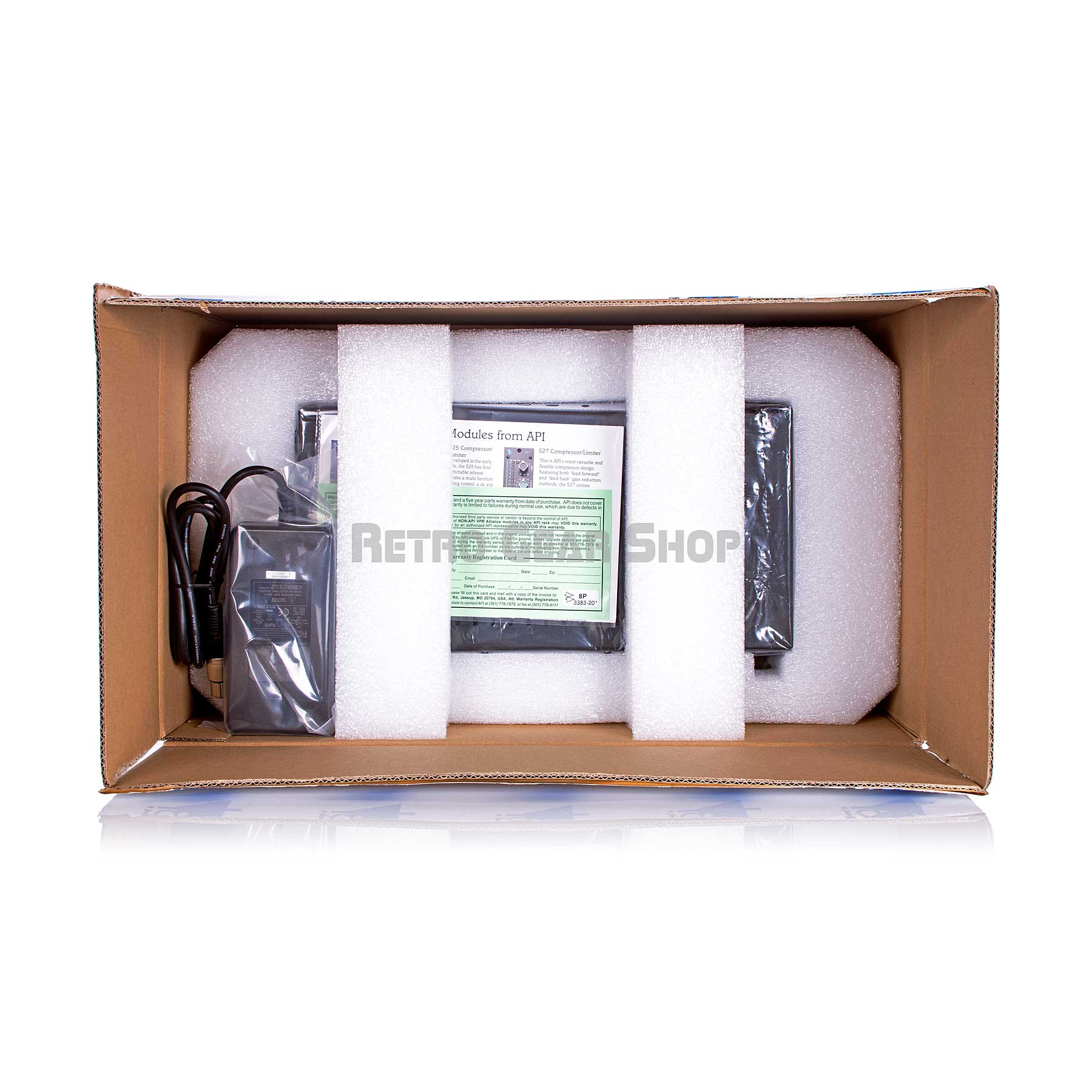 API 500-8P HC 8-Channel 500 Series Lunchbox Box Internals