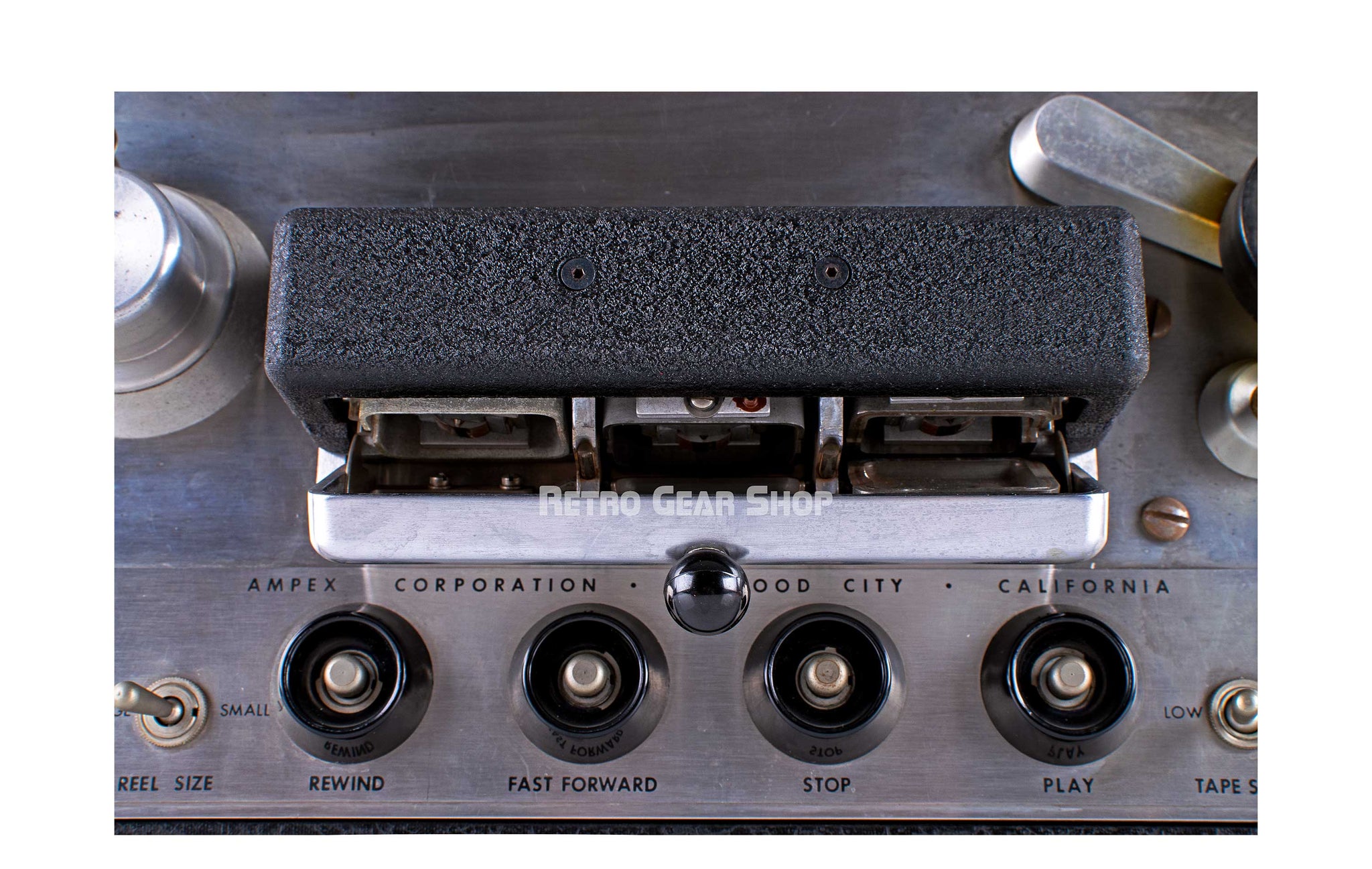 Ampex 350C Reel Tape Heads Detail