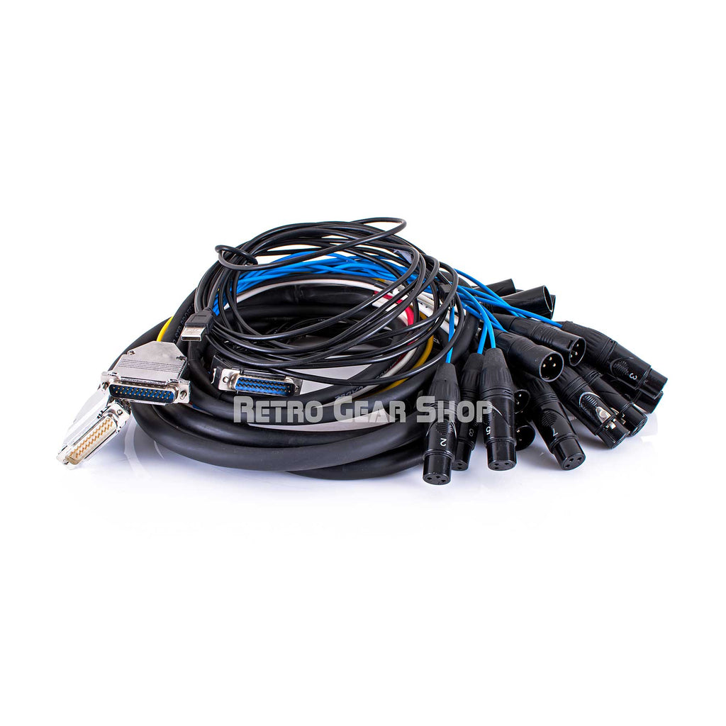 Apogee Symphony I/O MKII 8x8 Analog 2x6 AES Audio Interface + Remote + DB25 Cables AD/DA Cables