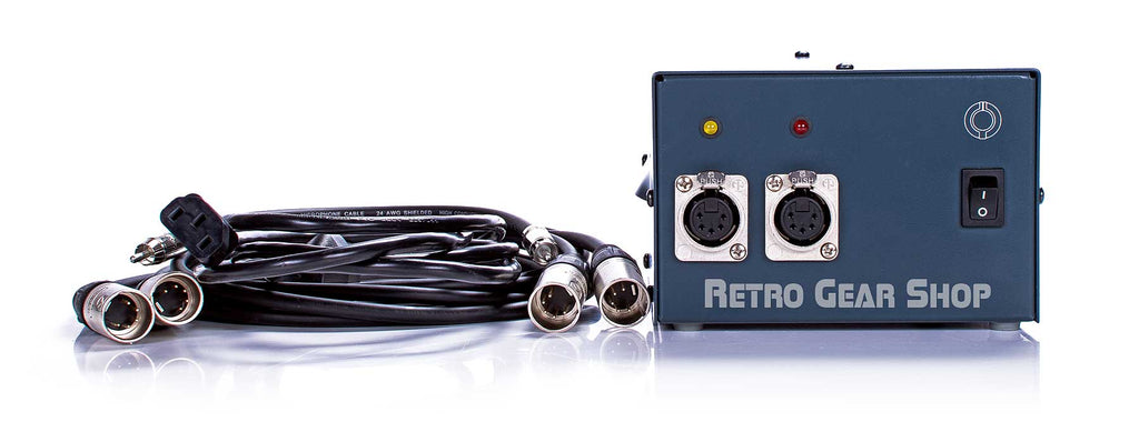 BAE 10DCF Stereo Pair Analog Compressors PSU Power Supply Cables