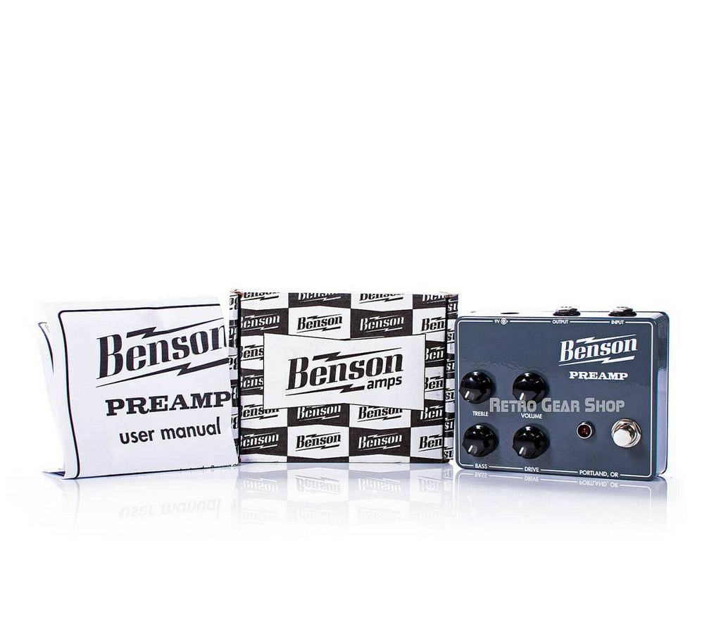 Benson Amps Preamp Box Manual Extras