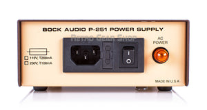 Bock Audio P-251 Rear
