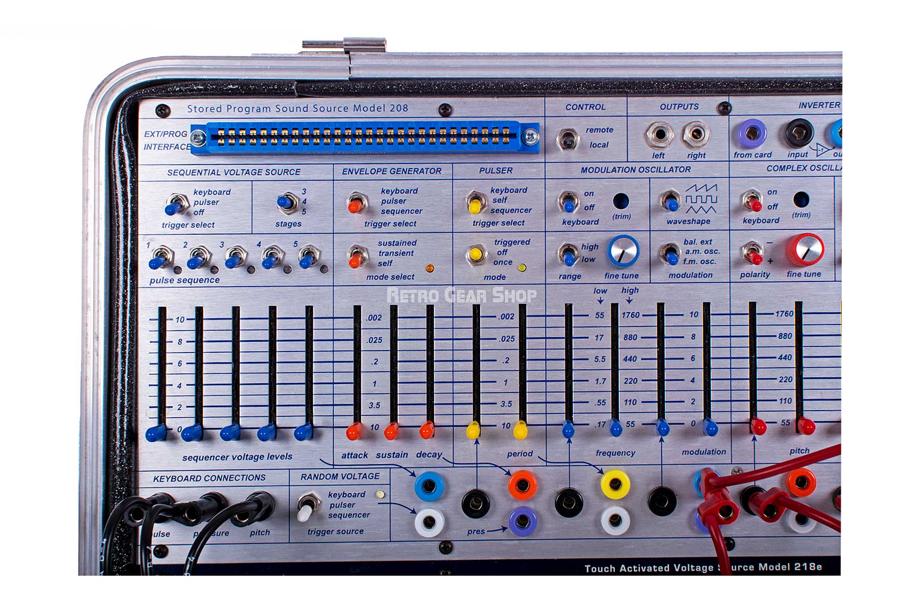 Buchla Music Easel Top Detail