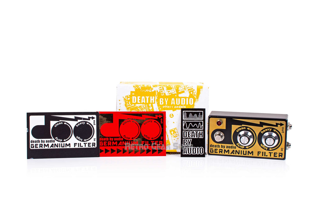 Death By Audio Distortion Germanium Filter Guitar Effect Pedal DBA Box Extras