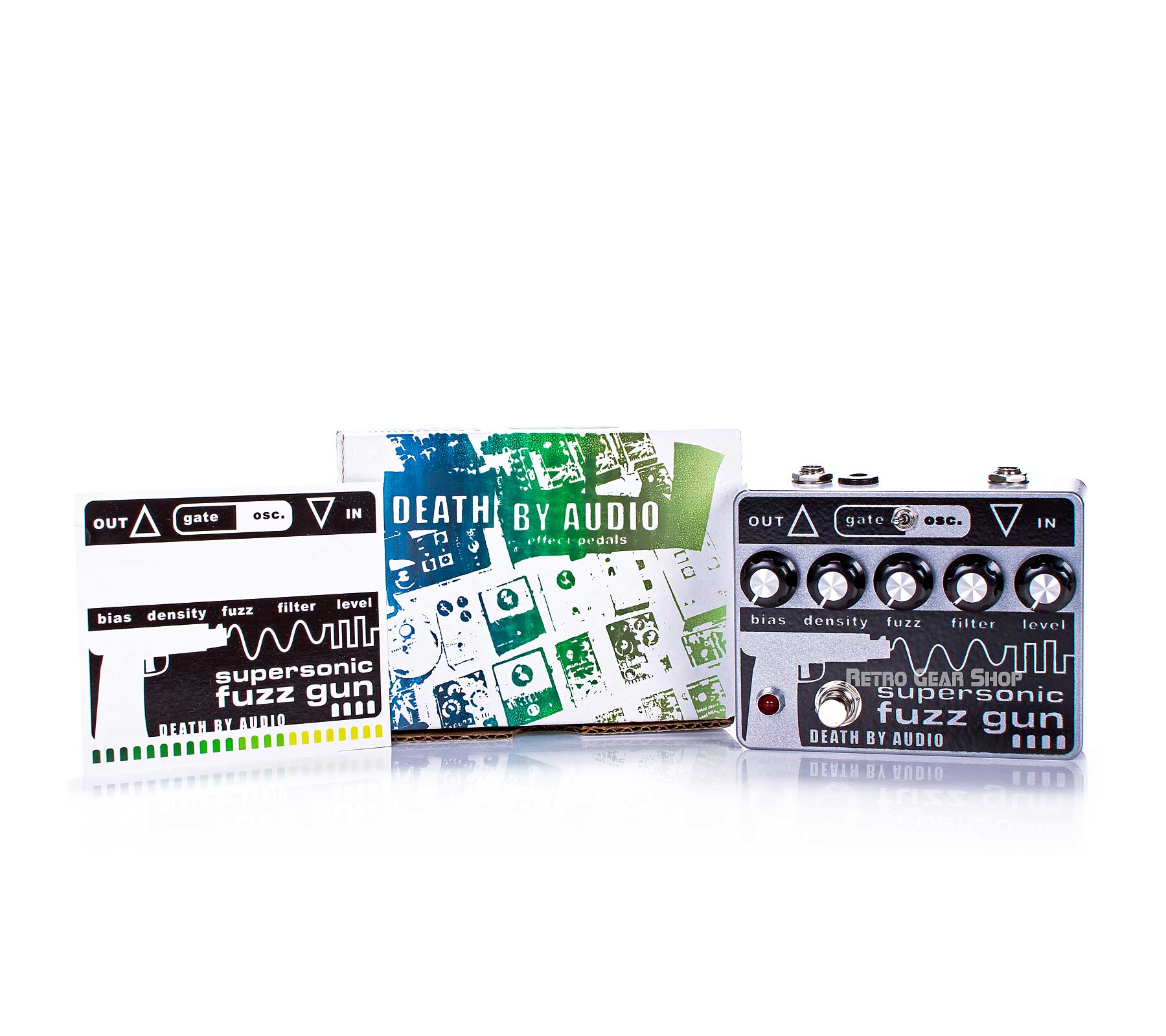 Death By Audio Supersonic Fuzz Gun Guitar Effect Pedal– Retro Gear