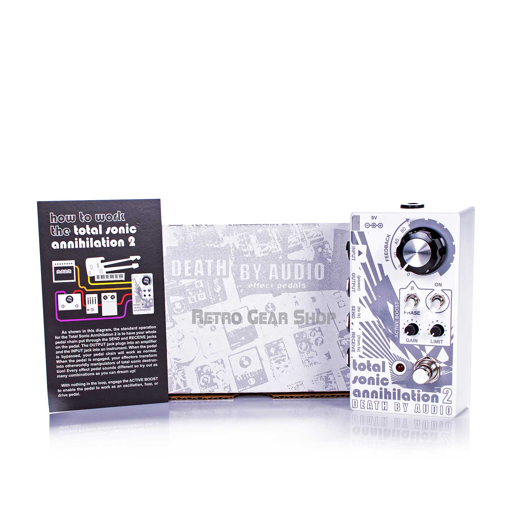 Death By Audio Absolute Destruction Fuzz Guitar Effect Pedal