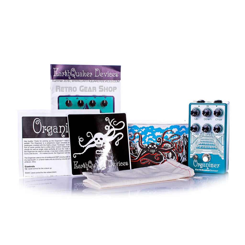 EarthQuaker Devices Organizer V2 Box Manual Extras