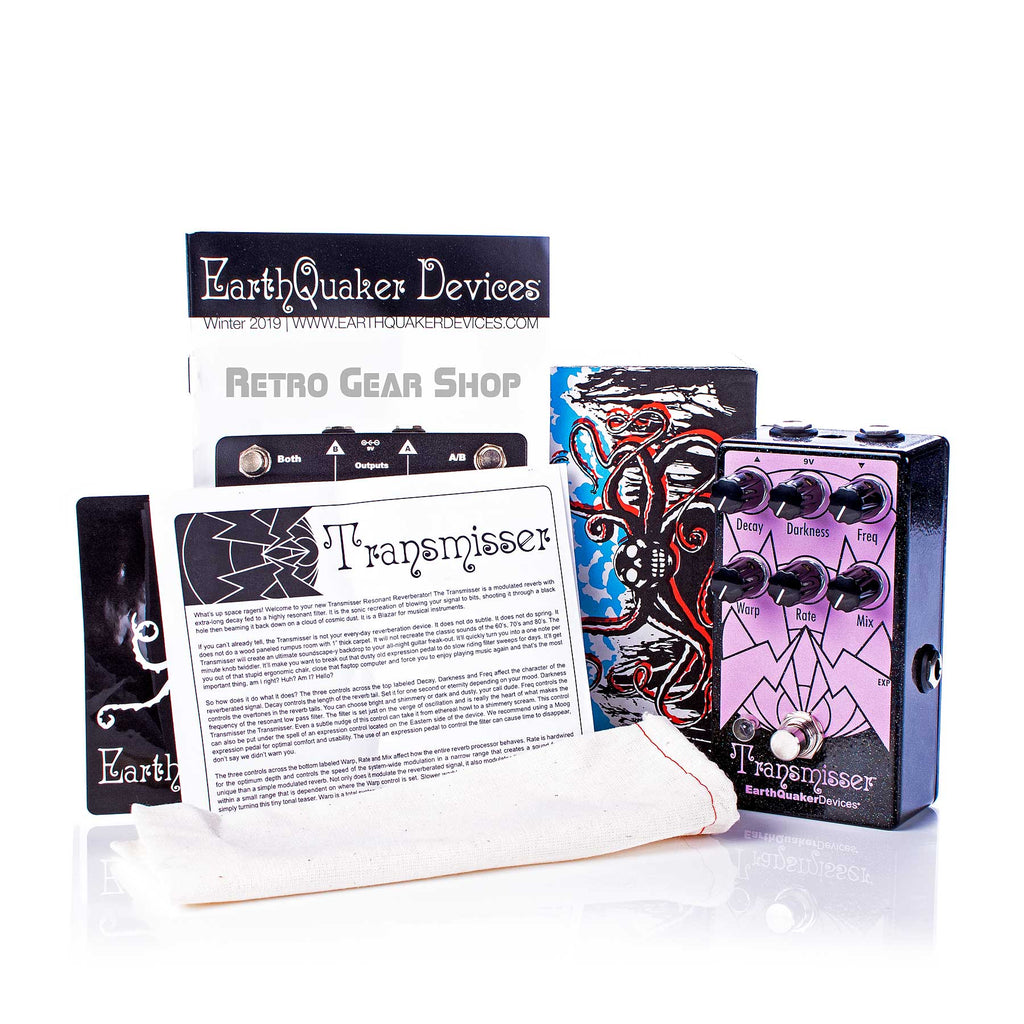 EarthQuaker Devices Transmisser Box Manual Extras