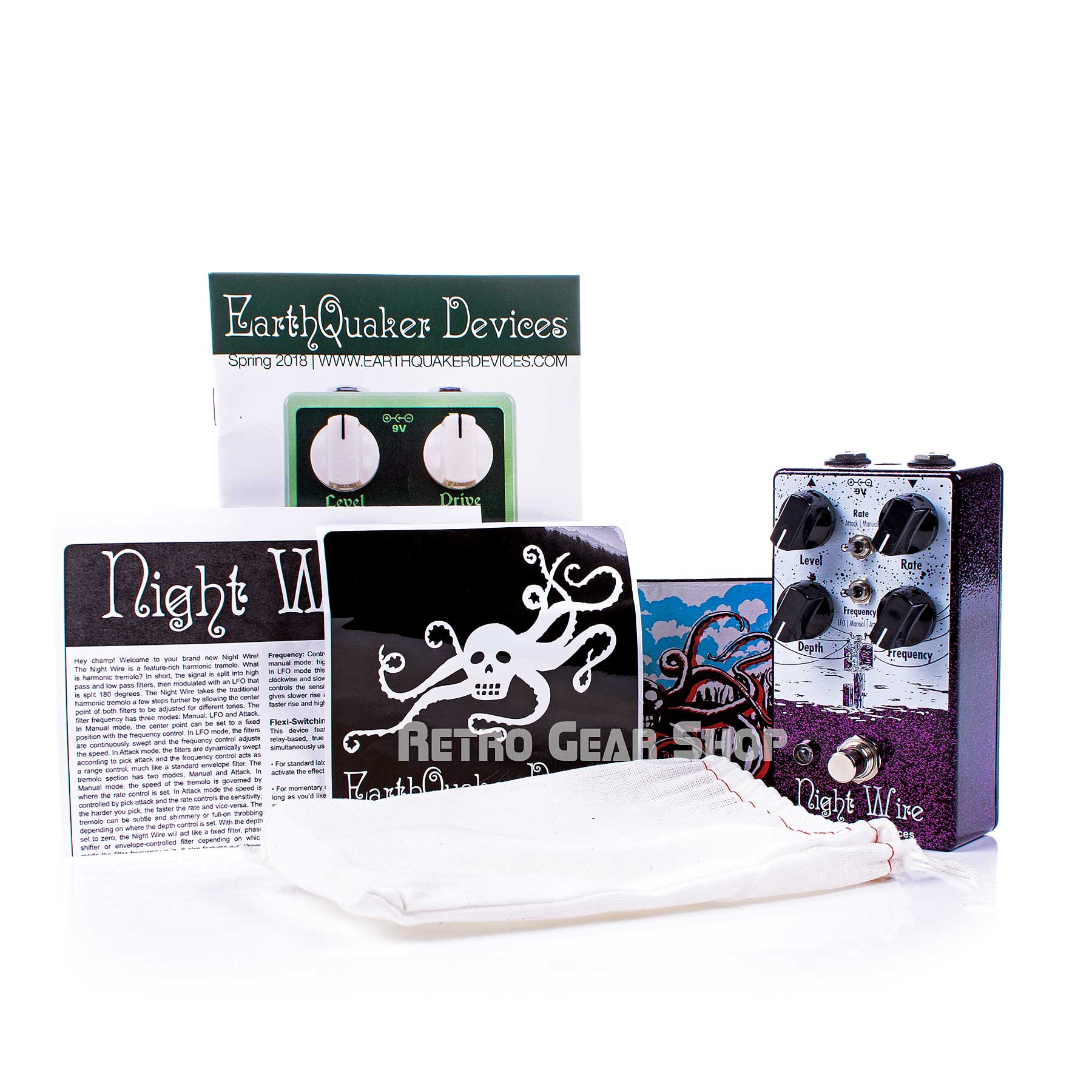 EarthQuaker Devices Night Wire V2 Manual Extras