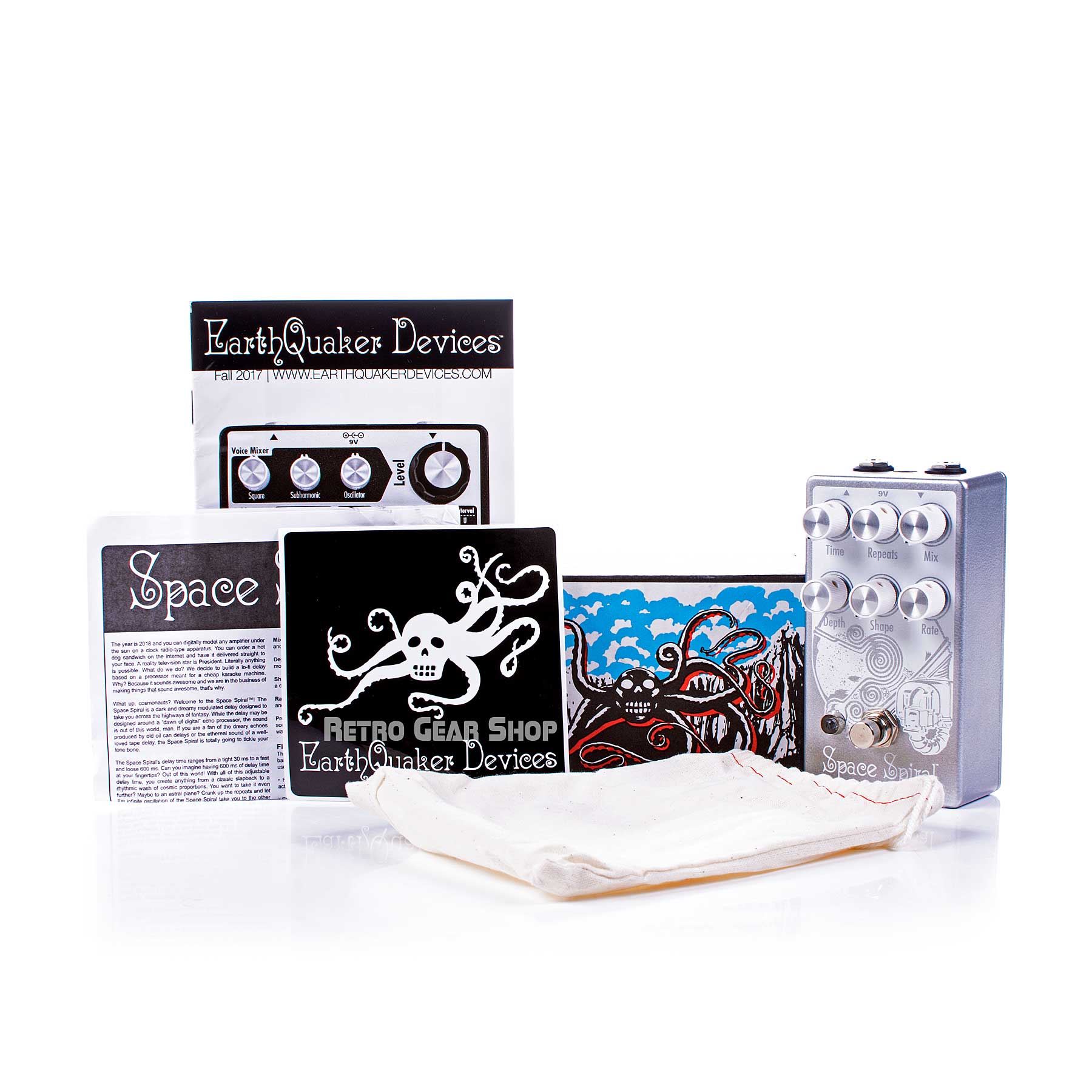EarthQuaker Devices Space Spiral V2 Modulated Delay Effect Pedal