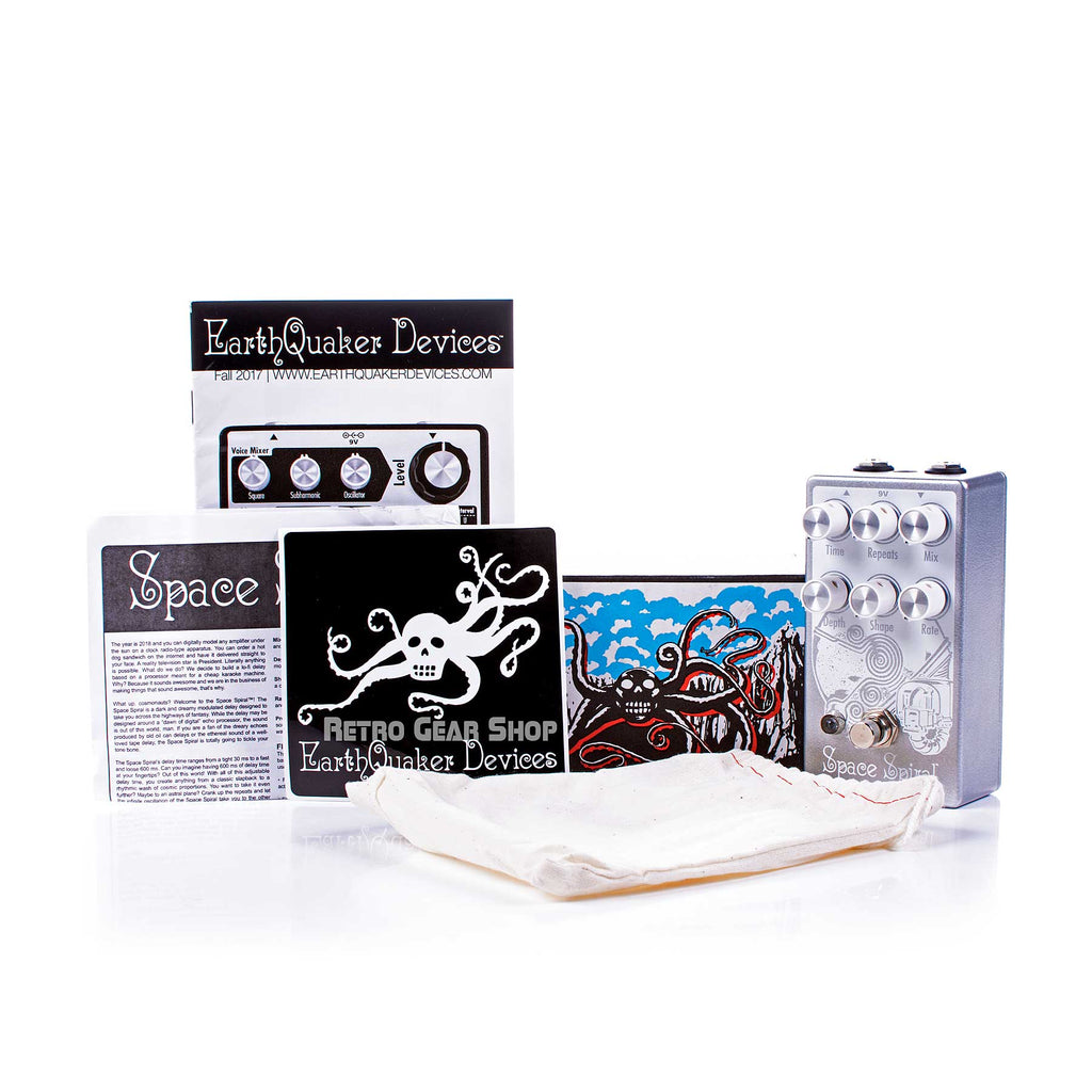 EarthQuaker Devices Space Spiral V2 Box Manual Extras