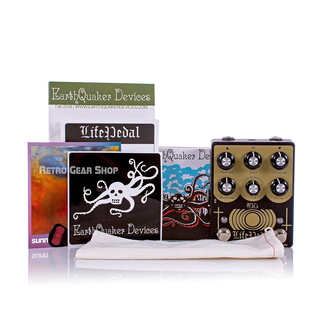 Earthquaker Devices Life V2 Box Manual Extras