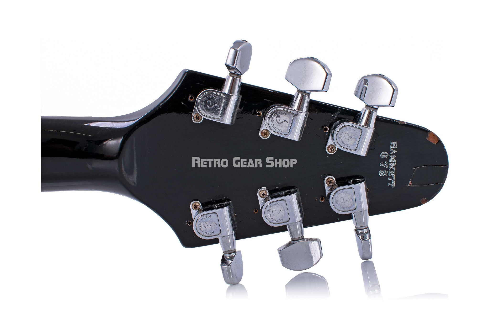 Gibson Custom Kirk Hammett Flying V Headstock Bottom